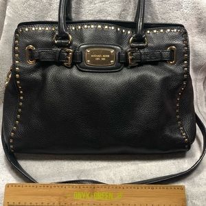 Michael Kors Black  Leather pocket book/Bag